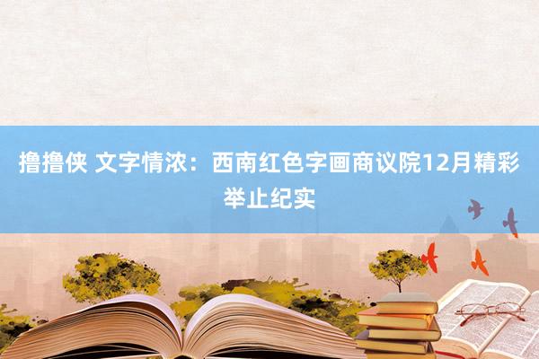 撸撸侠 文字情浓：西南红色字画商议院12月精彩举止纪实