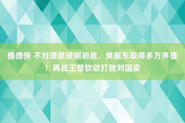 撸撸侠 不对理就硬刚到底，樊振东取得多方声援！再战王楚钦欲打脸刘国梁